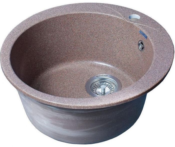 Кухонная мойка GranFest Rondo GF-R480 Терракот