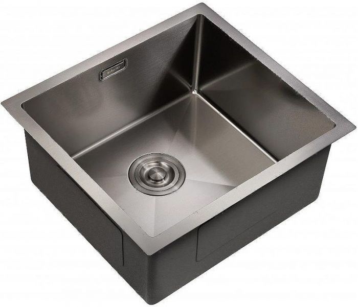 Кухонная мойка Milacio Denia 48 MC.77449 Вороненая сталь