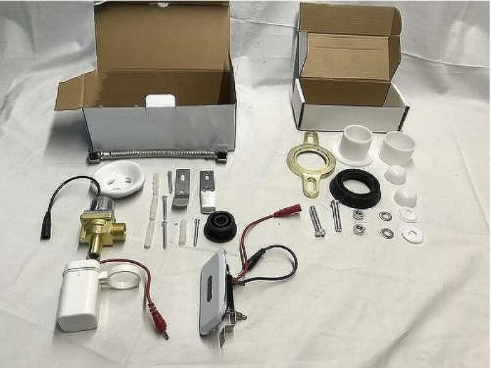 Писсуар CeramaLux Х529P с сенсорным механизмом смыва