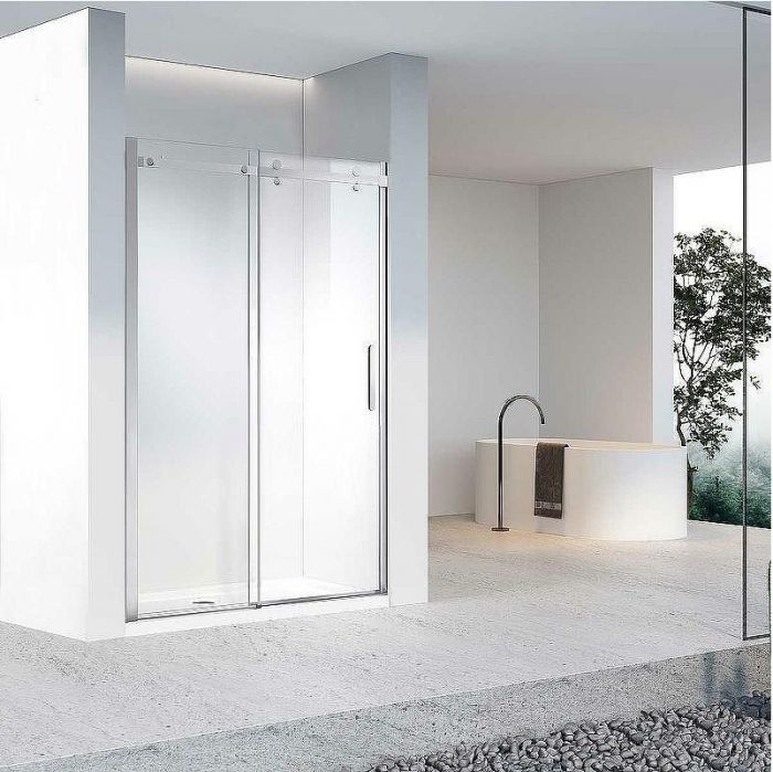 Душевая дверь Vincea Como-N 150 VDS-4CN150CL профиль Хром стекло прозрачное