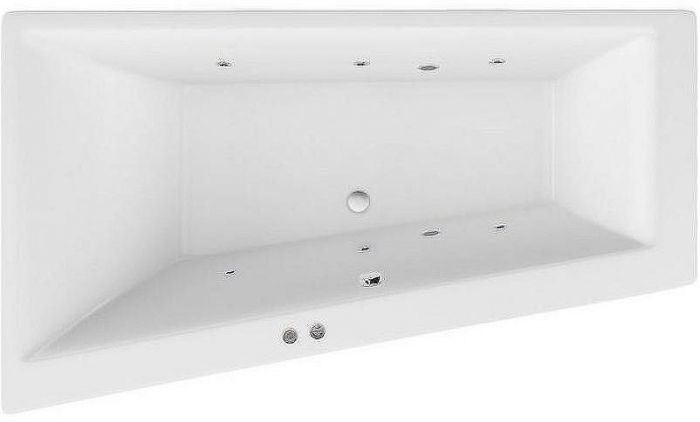 Акриловая ванна Excellent Sfera 170x100 L WAEX.SFL17.SOFT.CR с гидромассажем