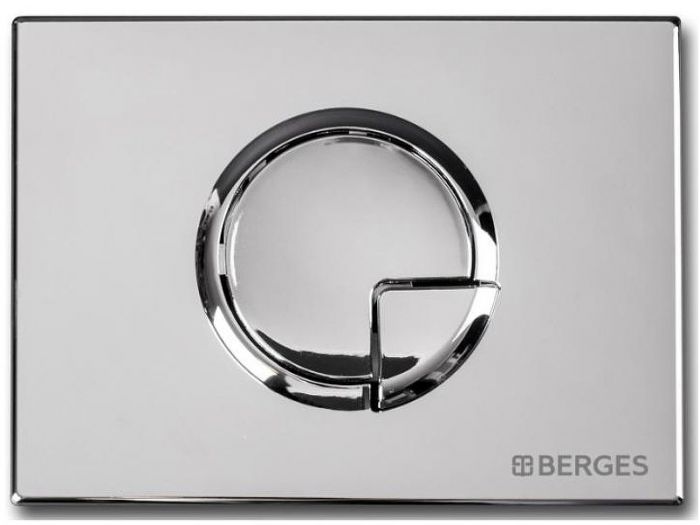 Клавиша смыва Berges Novum R3 040023 Хром