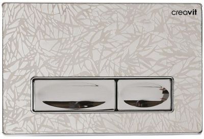 Клавиша смыва Creavit Design Ozel GP4009.36 Хром с декором