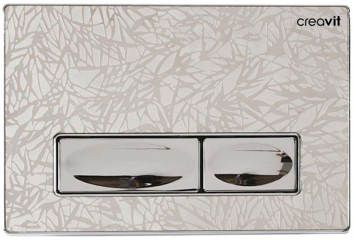 Клавиша смыва Creavit Design Ozel GP4009.36 Хром с декором