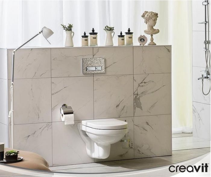 Клавиша смыва Creavit Design Ozel GP4009.36 Хром с декором