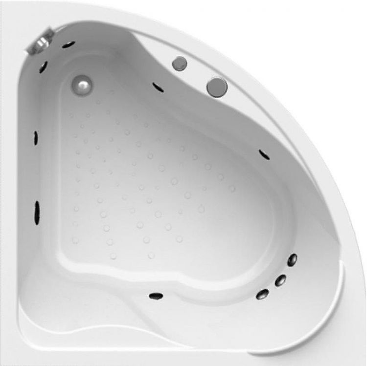 Акриловая ванна Radomir Vannesa Альтея 125x125 2-76-2-0-0-219 с гидромассажем Баланс Хром Акриловая ванна Radomir Vannesa Альтея 125x125 2-76-2-0-0-219 с гидромассажем Баланс Хром