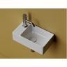 Умывальник CERAMICANOVA Element подвесной прямоугольный (чаша справа, отверстие под смеситель слева) CN5046