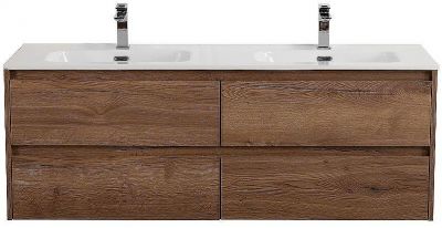 Тумба под раковину BelBagno Kraft 120 KRAFT-1200-4C-SO-2-RT подвесная Rovere Tabacco