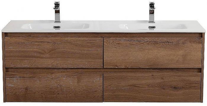 Тумба под раковину BelBagno Kraft 120 KRAFT-1200-4C-SO-2-RT подвесная Rovere Tabacco