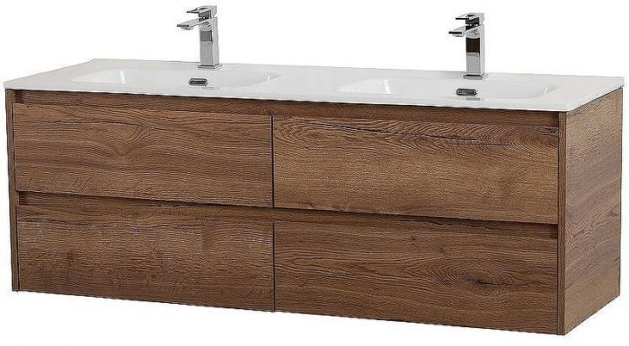 Тумба под раковину BelBagno Kraft 120 KRAFT-1200-4C-SO-2-RT подвесная Rovere Tabacco