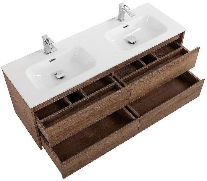 Тумба под раковину BelBagno Kraft 120 KRAFT-1200-4C-SO-2-RT подвесная Rovere Tabacco