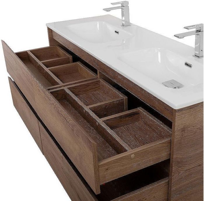 Тумба под раковину BelBagno Kraft 120 KRAFT-1200-4C-SO-2-RT подвесная Rovere Tabacco