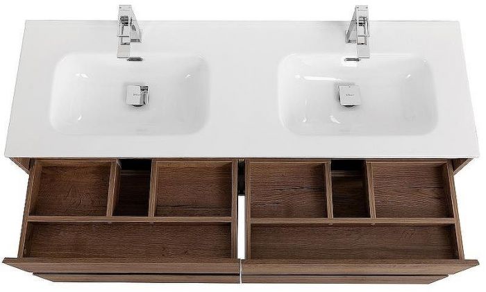 Тумба под раковину BelBagno Kraft 120 KRAFT-1200-4C-SO-2-RT подвесная Rovere Tabacco