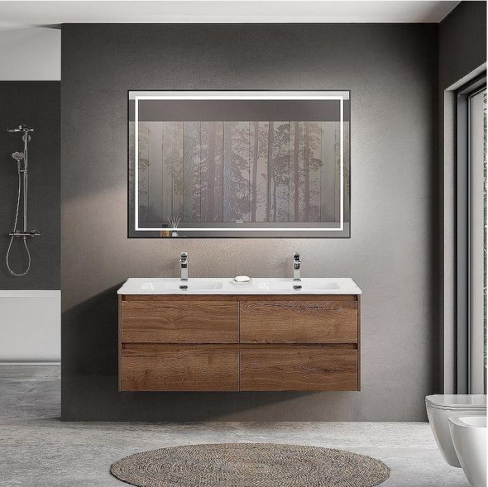 Тумба под раковину BelBagno Kraft 120 KRAFT-1200-4C-SO-2-RT подвесная Rovere Tabacco