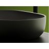 Умывальник CERAMICANOVA Element чаша накладная овальная (цвет Темный Антрацит Матовый) CN6047MDH