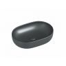 Умывальник CERAMICANOVA Element чаша накладная овальная (цвет Темный Антрацит Матовый) CN6047MDH