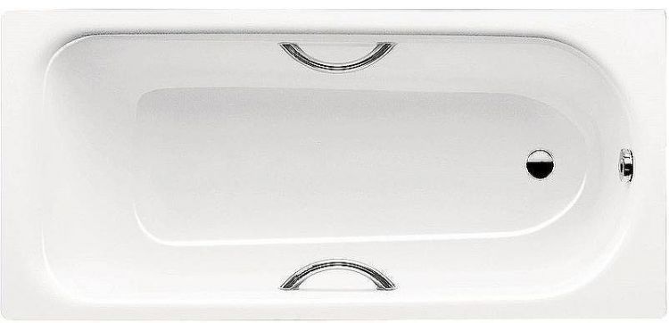 Стальная ванна Kaldewei Saniform Plus Star 336 170х75 133600010001 без покрытия с отверстиями под ручки
