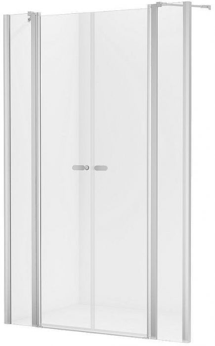 Душевая дверь New Trendy New Soleo Chrome 160 D-0267A профиль Хром стекло прозрачное