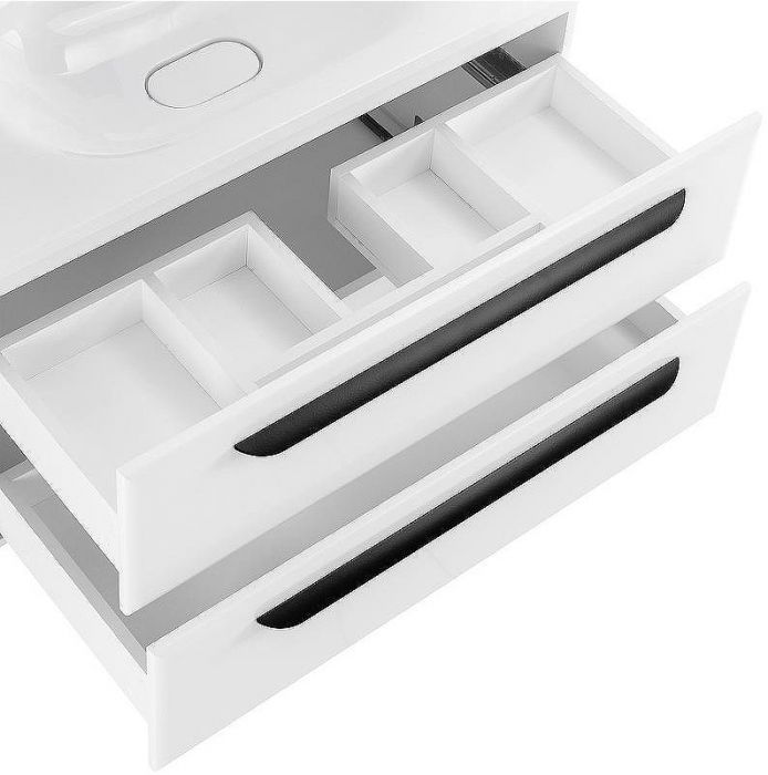 Тумба под раковину Cezares Eco 90 ECO-900-2C-SO-BO подвесная Bianco Opaco