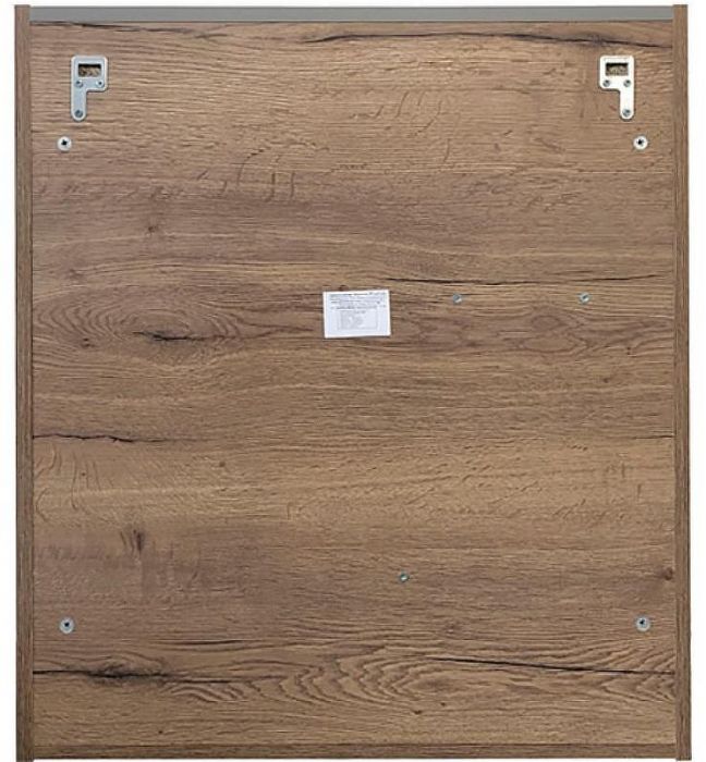 Зеркальный шкаф Comforty Никосия 70 00-00008851 Дуб темный