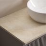 Столешница для ванной комнаты SANCOS 1000х460 с отверстием под смеситель, цвет kreman, артикул TT100A2X, TT100A2X