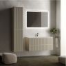 Тумба подвесная SANCOS Snob R, Beige Soft 995х445х500, под столешницу без отверстия под смеситель, цвет Kreman, SNR100CE