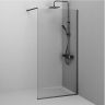 Душевая перегородка AM.PM Func 100 W84WI-100-F1-BTE профиль Черный стекло прозрачное