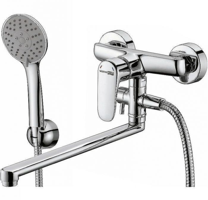 Смеситель для ванны WasserKRAFT Vils 5602L универсальный Хром