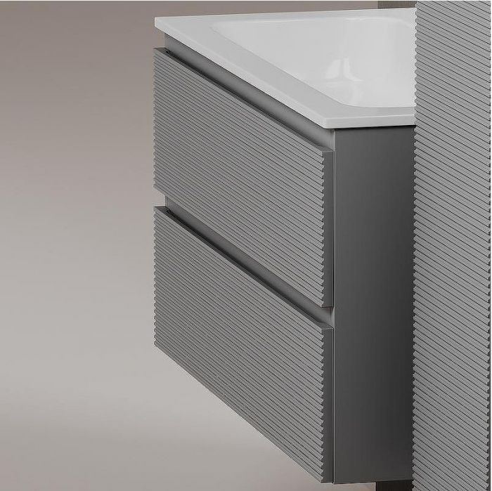 Тумба под раковину Sancos Folk 80 FL80ES подвесная Ergraut soft