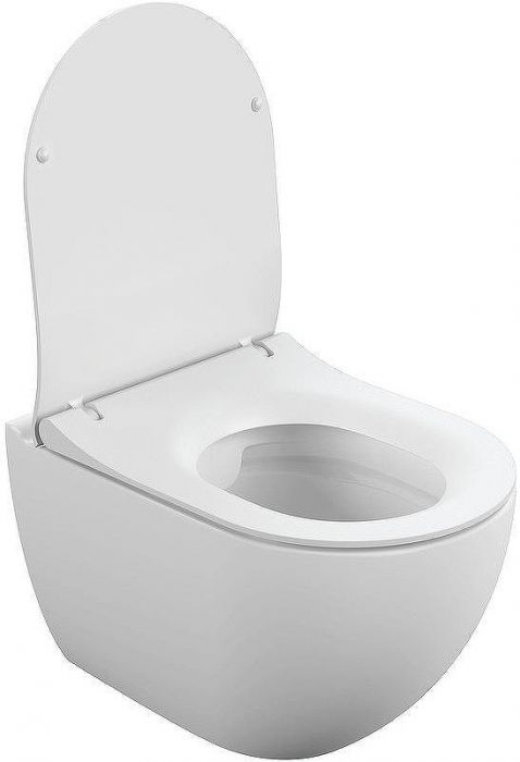 Унитаз Cersanit Brasko Smart Clean On DPL EO slim LP 64824 подвесной с сиденьем Микролифт