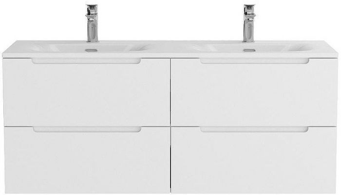 Тумба под раковину BelBagno Etna 120 ETNA-1200-4C-SO-2-BL подвесная Bianco Lucido