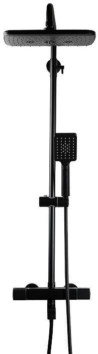 Душевая система FILARETE FL2050BL с термостатом цвет Черный матовый Душевая система FILARETE FL2050BL с термостатом цвет Черный матовый