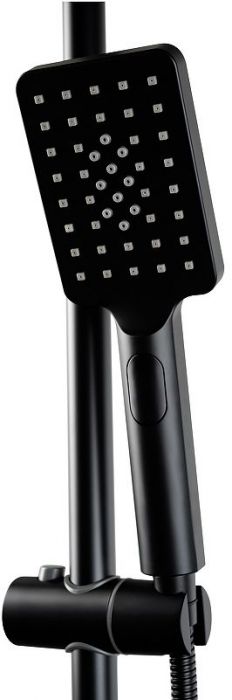 Душевая система FILARETE FL2050BL с термостатом цвет Черный матовый