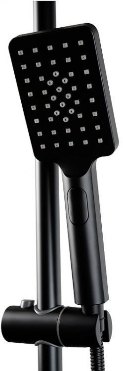 Душевая система FILARETE FL2050BL с термостатом цвет Черный матовый Душевая система FILARETE FL2050BL с термостатом цвет Черный матовый