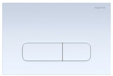 Комплект унитаза с инсталляцией Aquatek Set Aquatek Ника-013 4в1 с сиденьем Микролифт и Белой клавишей смыва