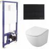 Комплект унитаза Owl 1975 Vind Cirkel-H TOWLT190302 с инсталляцией Berges Novum L5 040215 с сиденьем Микролифт и Черной матовой клавишей смыва Комплект унитаза Owl 1975 Vind Cirkel-H TOWLT190302 с инсталляцией Berges Novum L5 040215 с сиденьем Микролифт и Черной матовой клавишей смыва