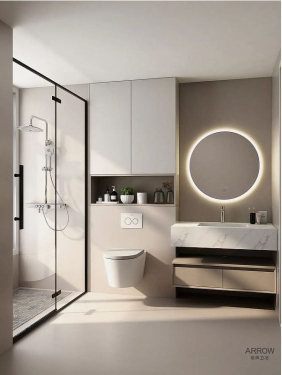 Тумба под раковину Arrow 90 ADGMD9G4035WF-DJA_1 цвет Хаки меламин