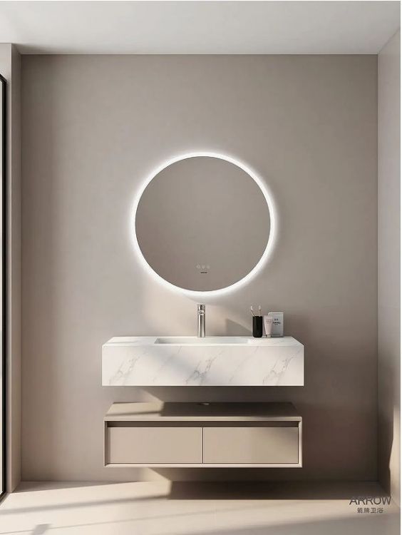 Тумба под раковину Arrow 90 ADGMD9G4035WF-DJA_1 цвет Хаки меламин