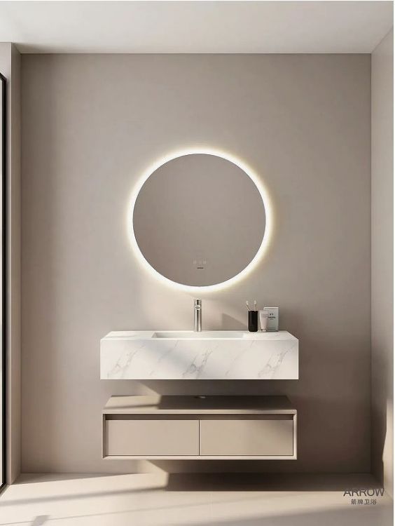 Тумба под раковину Arrow 90 ADGMD9G4035WF-DJA_1 цвет Хаки меламин