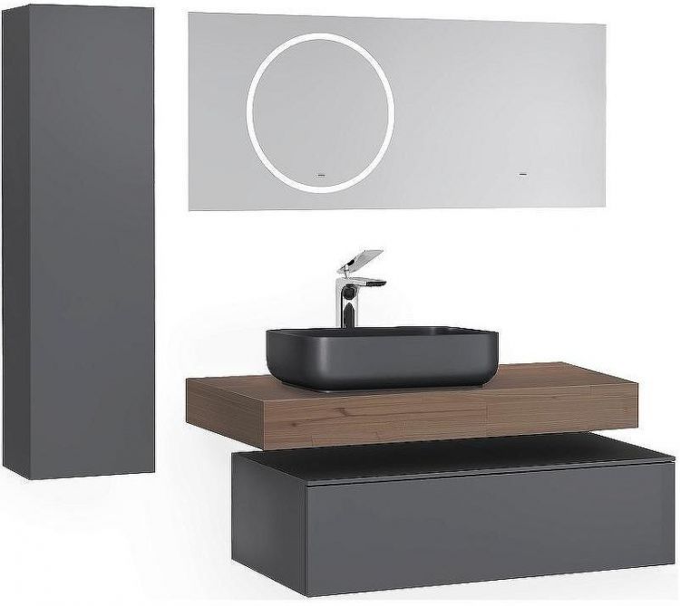 Тумба Jorno Modulare 80 Mdlr.01.80/P/A/JR подвесная Антрацит