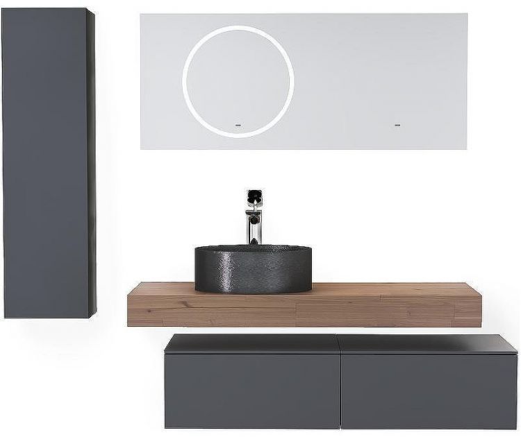 Тумба Jorno Modulare 80 Mdlr.01.80/P/A/JR подвесная Антрацит