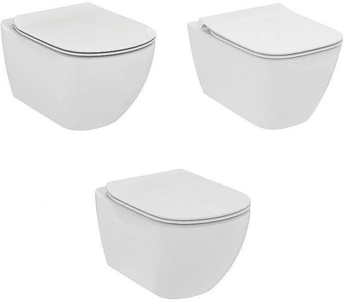 Комплект унитазов Ideal Standard Tesi TT00004 с сиденьем Микролифт