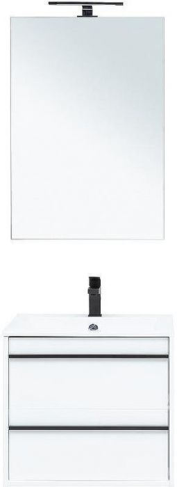 Комплект мебели для ванной Aquanet Lino 60 271951 подвесной Белый матовый