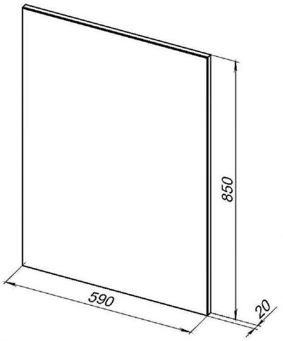 Комплект мебели для ванной Aquanet Lino 60 271951 подвесной Белый матовый