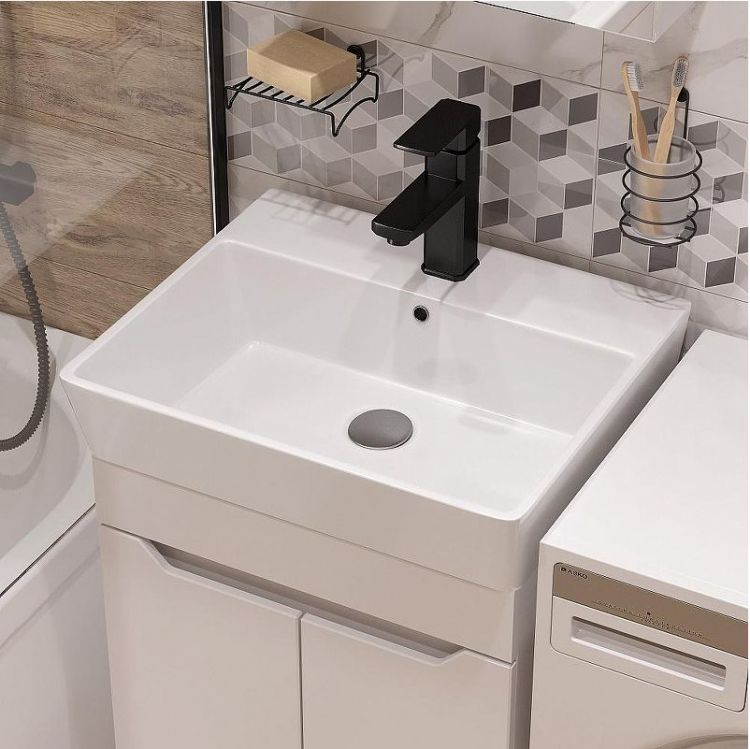 Комплект мебели для ванной DIWO Архангельск 50 подвесной цвет Белый Комплект мебели для ванной DIWO Архангельск 50 подвесной цвет Белый