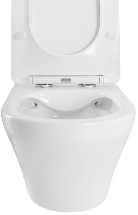 Унитаз Art&Max Gina AM218CHR/SC подвесной с сиденьем Микролифт