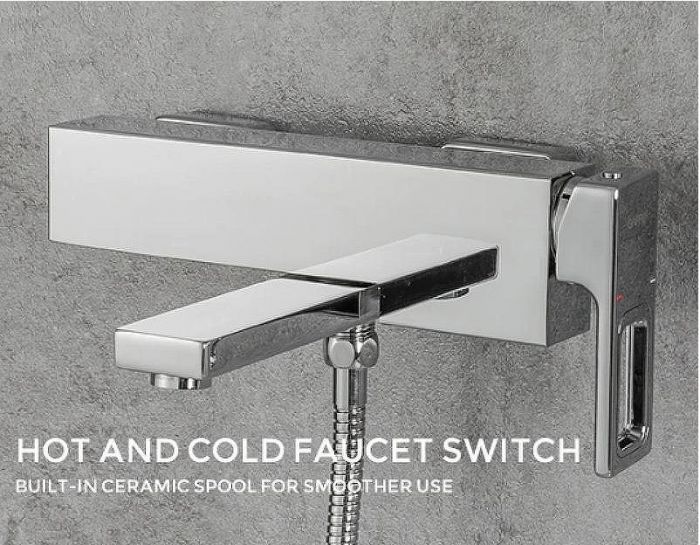 Смеситель для ванны Gappo G18 G3018 Хром