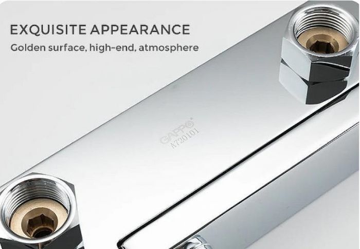 Смеситель для ванны Gappo G18 G3018 Хром