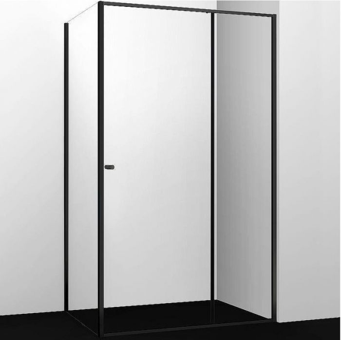Душевой уголок WasserKRAFT Dill 100x80 61S17 профиль Черный матовый стекло прозрачное