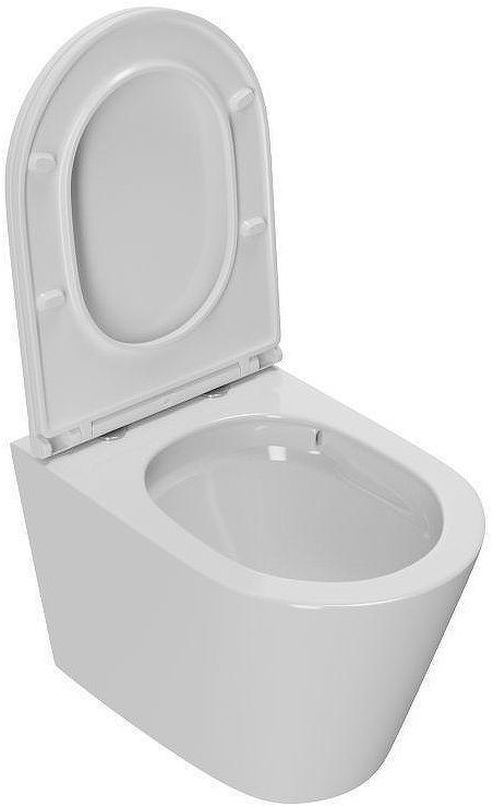 Унитаз Sintesi SIN-TS-SLR-182 подвесной цвет Белый с сиденьем Микролифт